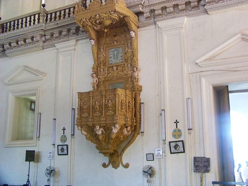 Basilica of Bom Jesus Goa Art work